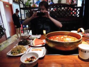 アルゼンチン人と一緒に火鍋