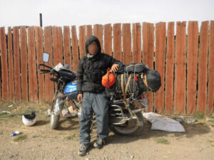 モンゴルバイク旅のときの自分