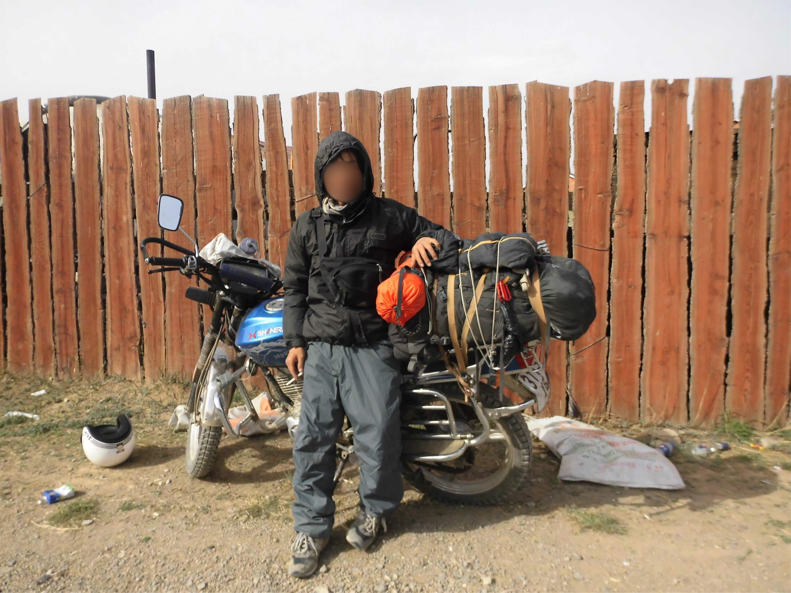 モンゴルバイク旅のときの自分